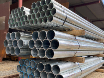 Gal Strainer Posts 100NB 2.4mtr