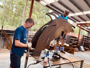 Wall-garden-art - Bennetts Steel